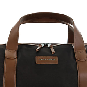 Pierre Cardin - PC4111 Nylon Overnight Bag - Chocolate
