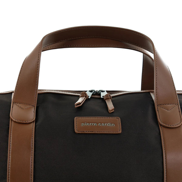 Pierre Cardin - PC4111 Nylon Overnight Bag - Chocolate