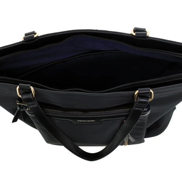 Pierre Cardin - PC4113 Nylon Hobo Bag - Black