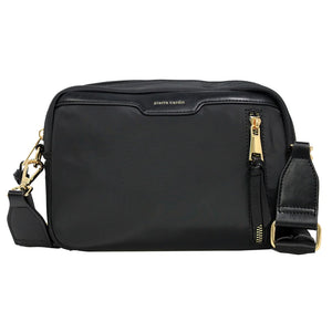 Pierre Cardin - PC4115 Nylon Crossbody Bag - Black