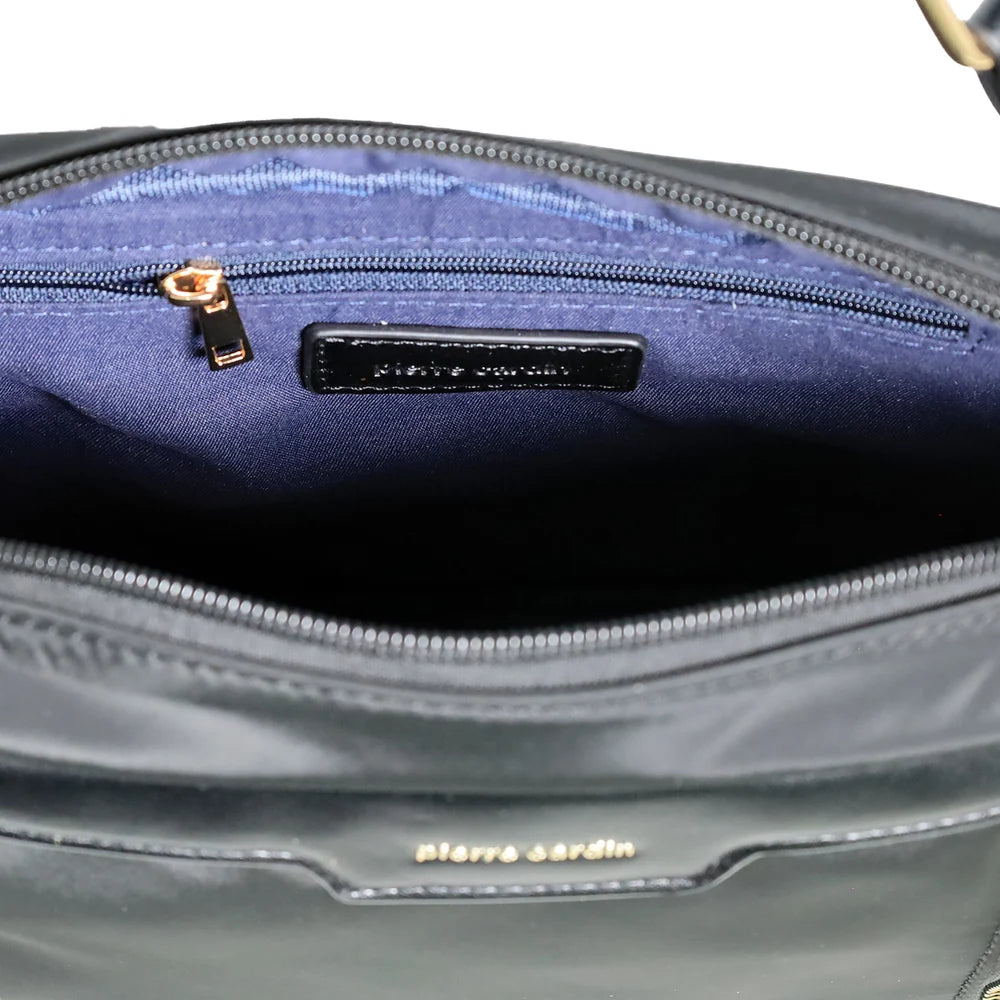 Pierre Cardin - PC4115 Nylon Crossbody Bag - Black