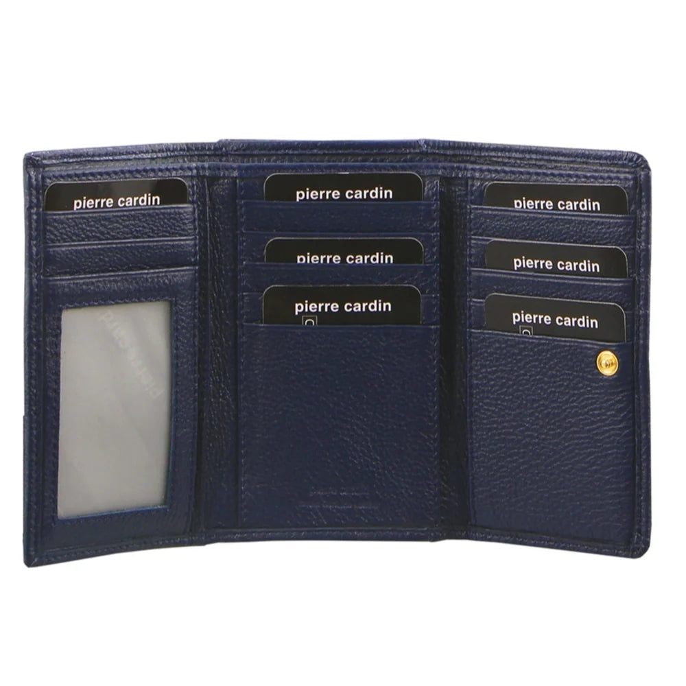Pierre Cardin - PC8776 Leather Ladies Wallet - Navy