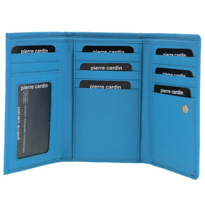 Pierre Cardin - PC8776 Leather Ladies Wallet - Turquoise