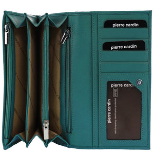 Pierre Cardin - PC8785 Leather Ladies Wallet - Green