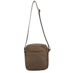 Pierre Cardin - PC2580 Canvas Crossbody Bag - Brown