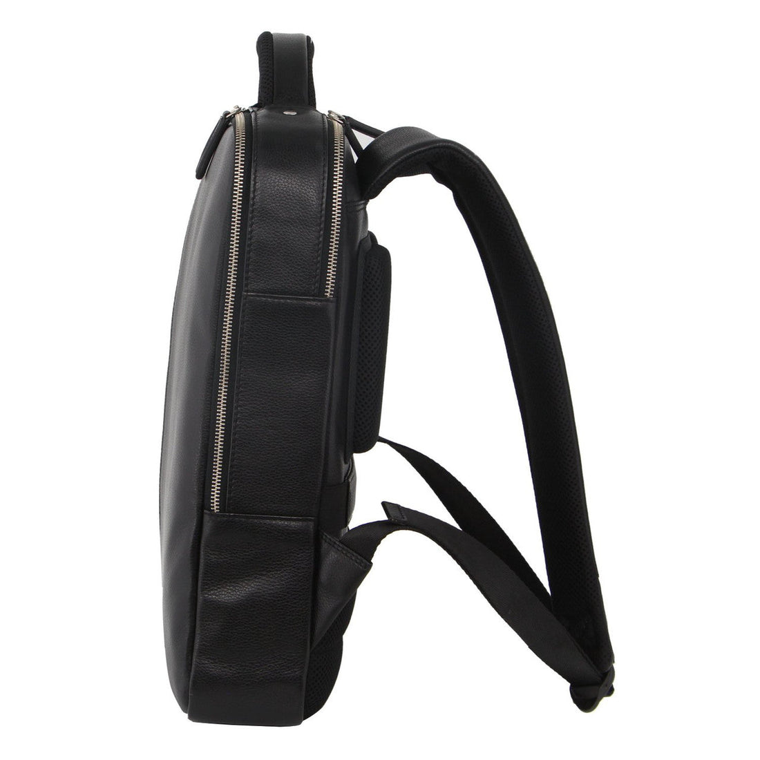 Pierre Cardin Pebbled Leather Laptop Backpack PC3297 Black