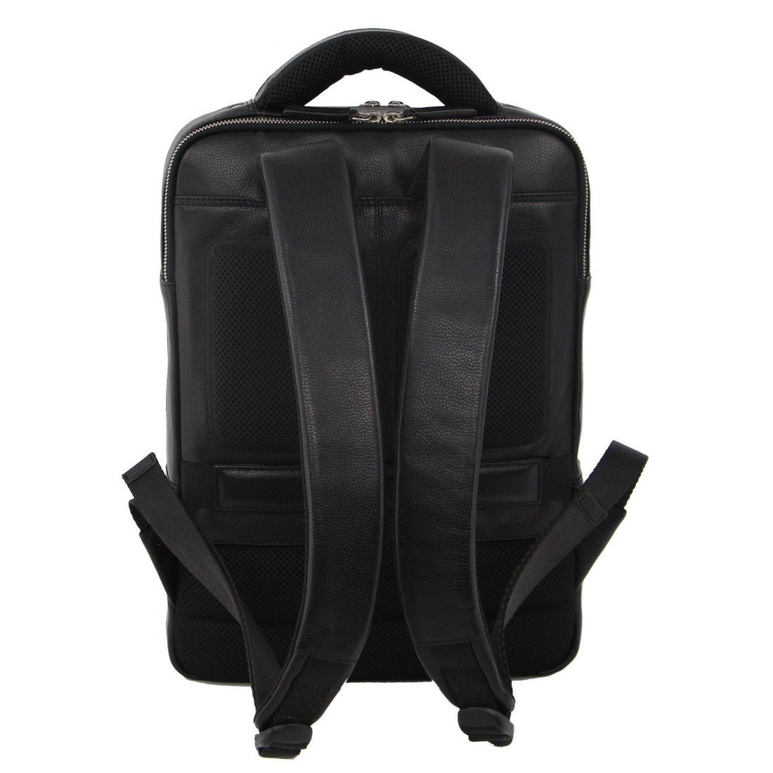 Pierre Cardin Pebbled Leather Laptop Backpack PC3297 Black