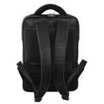 Pierre Cardin Pebbled Leather Laptop Backpack PC3297 Black *DC
