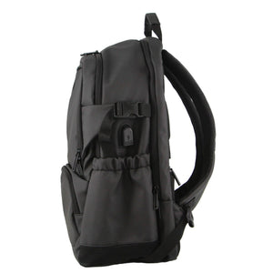 Pierre Cardin - PC3622 15in Laptop Backpack W USB Port - Black