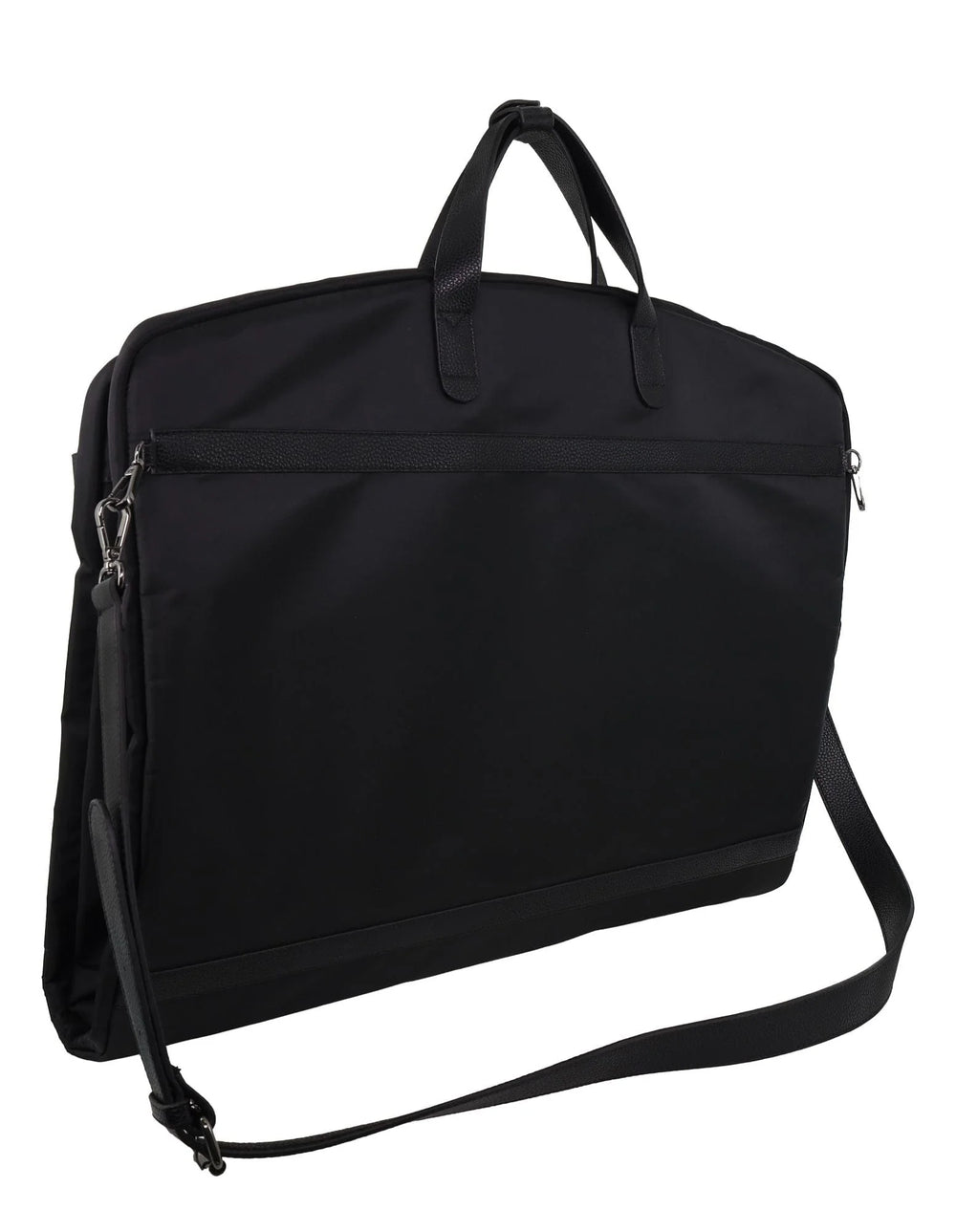 Pierre Cardin - PC4019 Nylon Overnight Garment Bag - Black