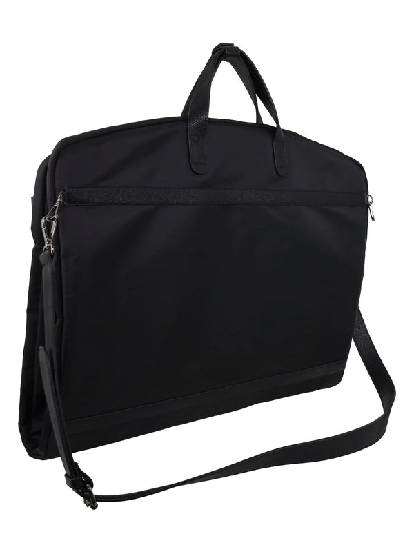 Pierre Cardin - PC4019 Nylon Overnight Garment Bag - Black