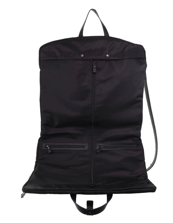 Pierre Cardin - PC4019 Nylon Overnight Garment Bag - Black