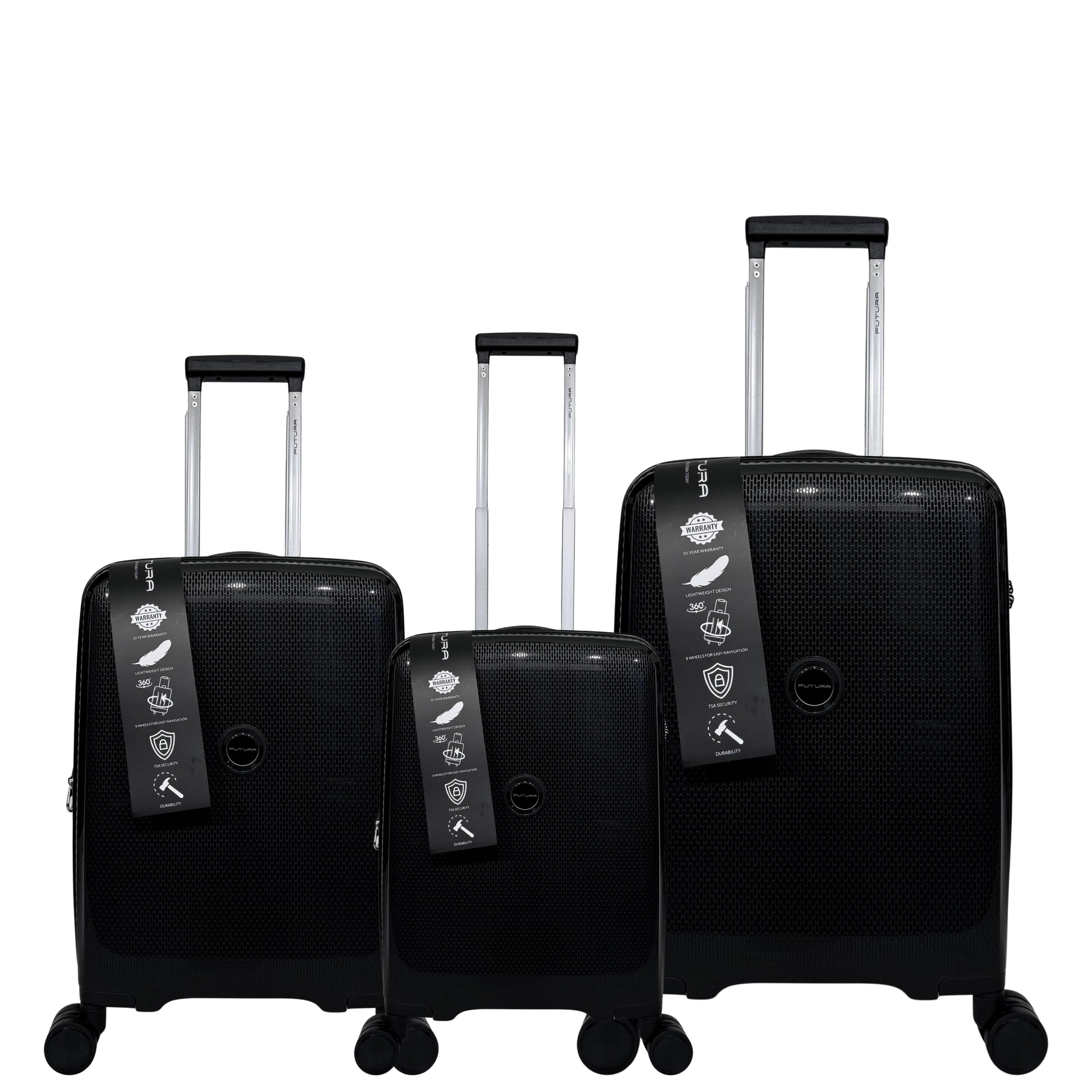 Futura - PP8810 Set of 3 (L-M-S) - Black