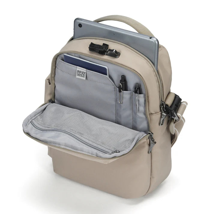 Pacsafe - V Tour Crossbody - Beige