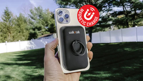 Walk N Talk - Wireless Magnetic Powerbank 5000mAh - Black
