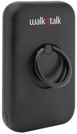 Walk n Talk - Wireless magnetic Powerbank 5000mAh - Black