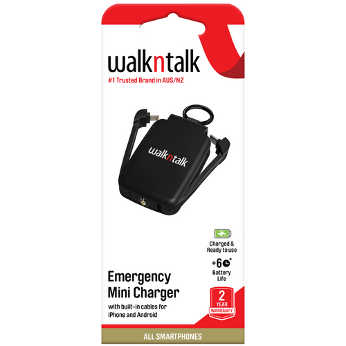 Walk n Talk - Emergency powerbank Charger - Black-3