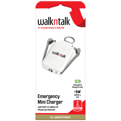 Walk n Talk - Emergency powerbank Charger - White-3