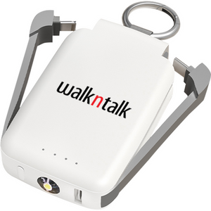 Walk N Talk - Emergency Powerbank Charger - White