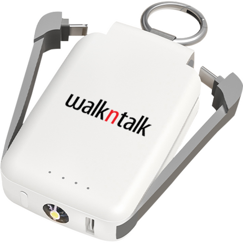 Walk N Talk - Emergency Powerbank Charger - White