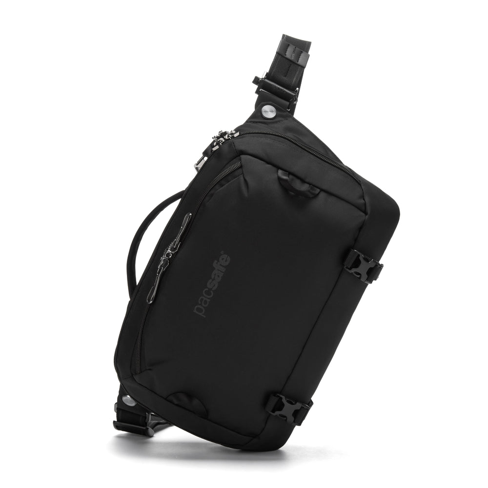 Pacsafe EXP 12in Sling Jet Black — Official product view (60311100)