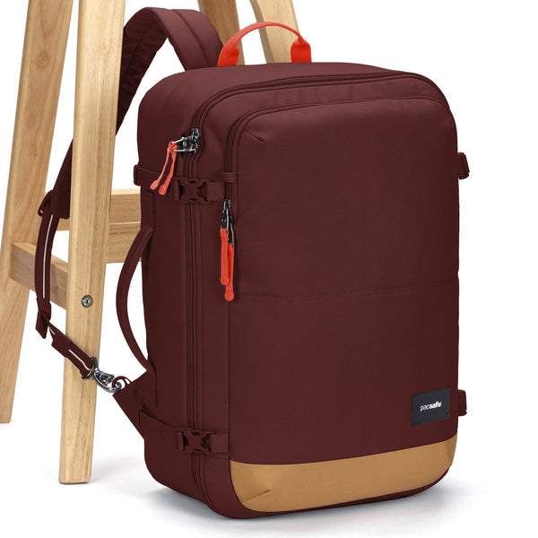 Pacsafe GO Carry-on Backpack 34L Garnet Red