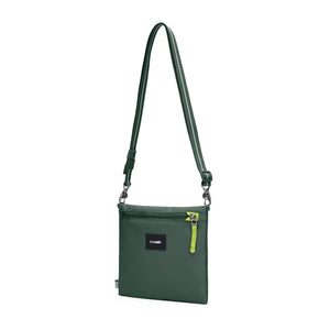Pacsafe - Go Crossbody Pouch - Spruce Green — Official product view (35125535)