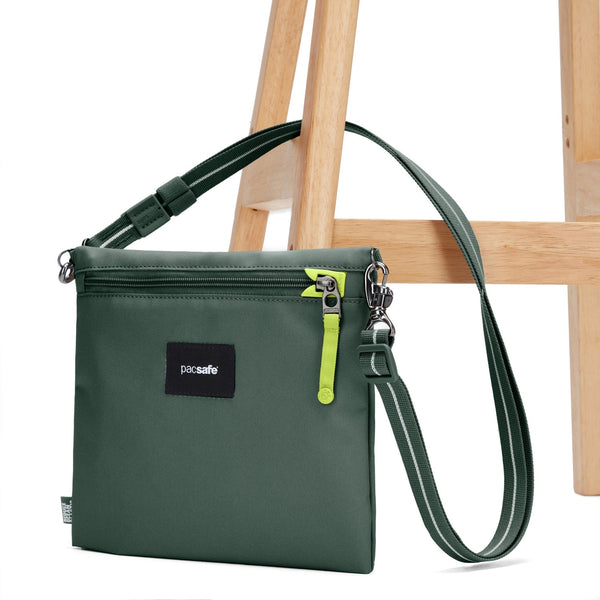 Pacsafe - Go Crossbody Pouch - Spruce Green — Official product view (35125535)