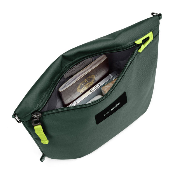Pacsafe - Go Crossbody Pouch - Spruce Green — Official product view (35125535)