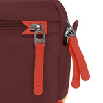 Pacsafe GO crossbody Garnet Red