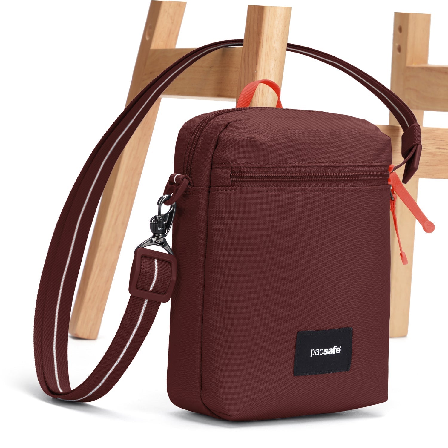 Pacsafe GO Festival Crossbody Garnet Red