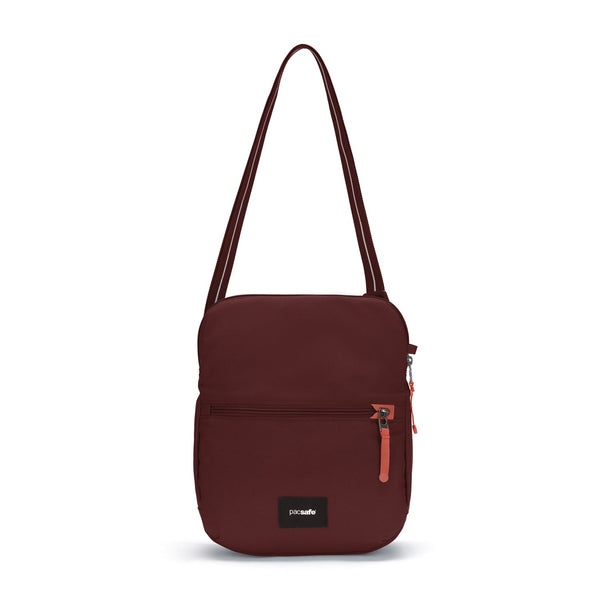 Pacsafe GO Saddle Crossbody Garnet Red