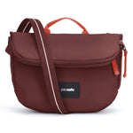 Pacsafe GO Saddle Crossbody Garnet Red