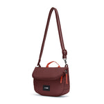 Pacsafe GO Saddle Crossbody Garnet Red