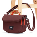 Pacsafe GO Saddle Crossbody Garnet Red