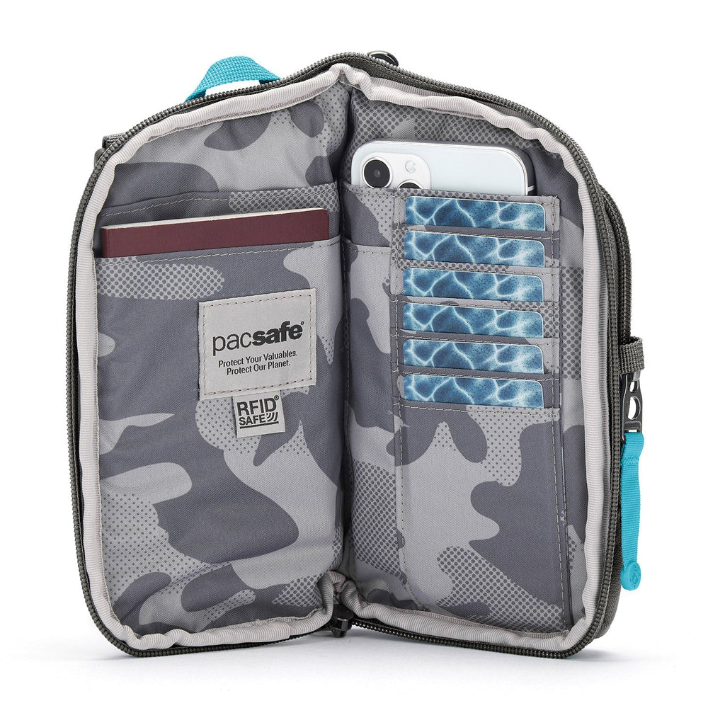 Pacsafe Go Tech Crossbody Stone