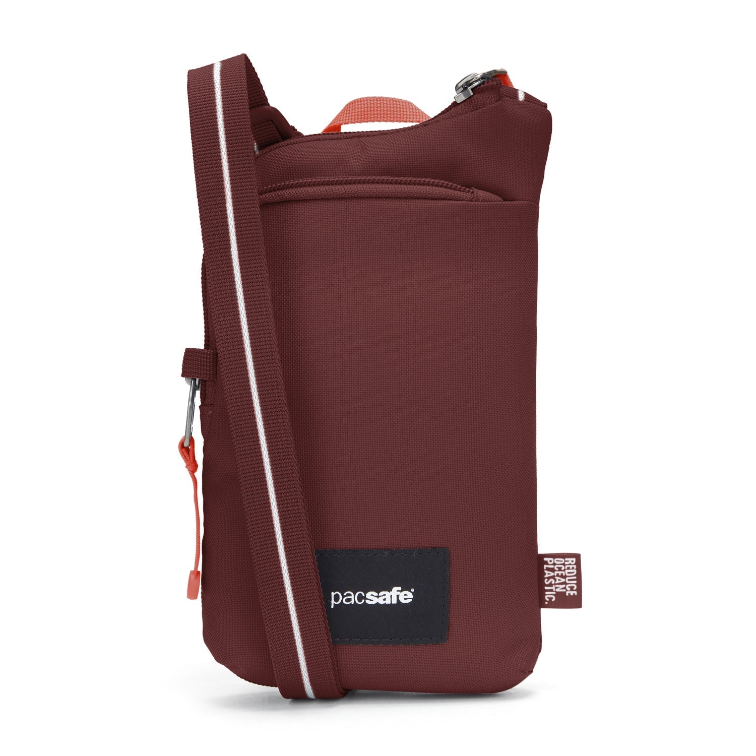 Pacsafe GO Tech Crossbody Garnet Red