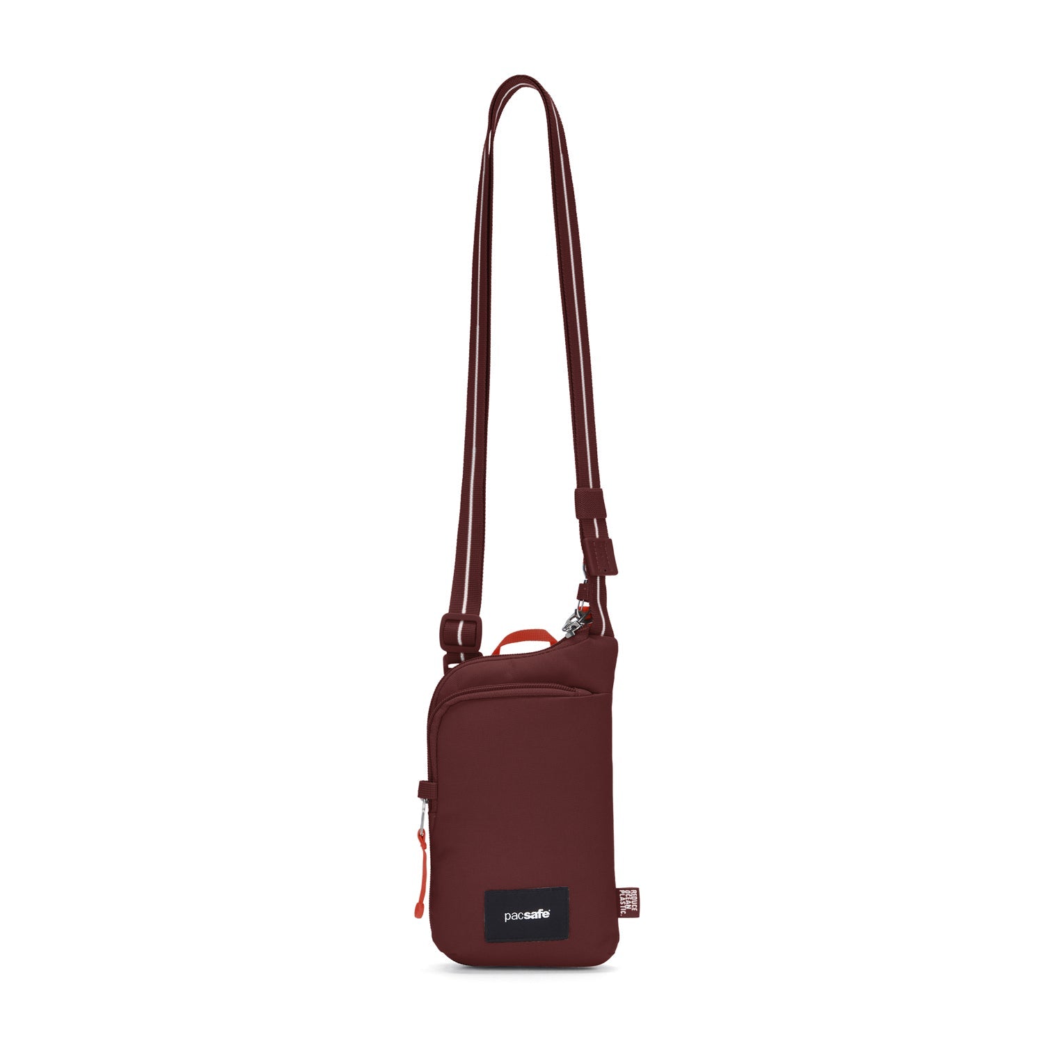 Pacsafe GO Tech Crossbody Garnet Red