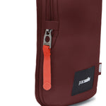 Pacsafe GO Tech Crossbody Garnet Red