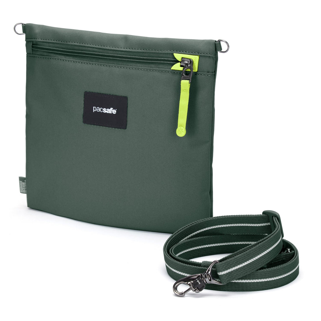 Pacsafe - Go Crossbody Pouch - Spruce Green — Official product view (35125535)