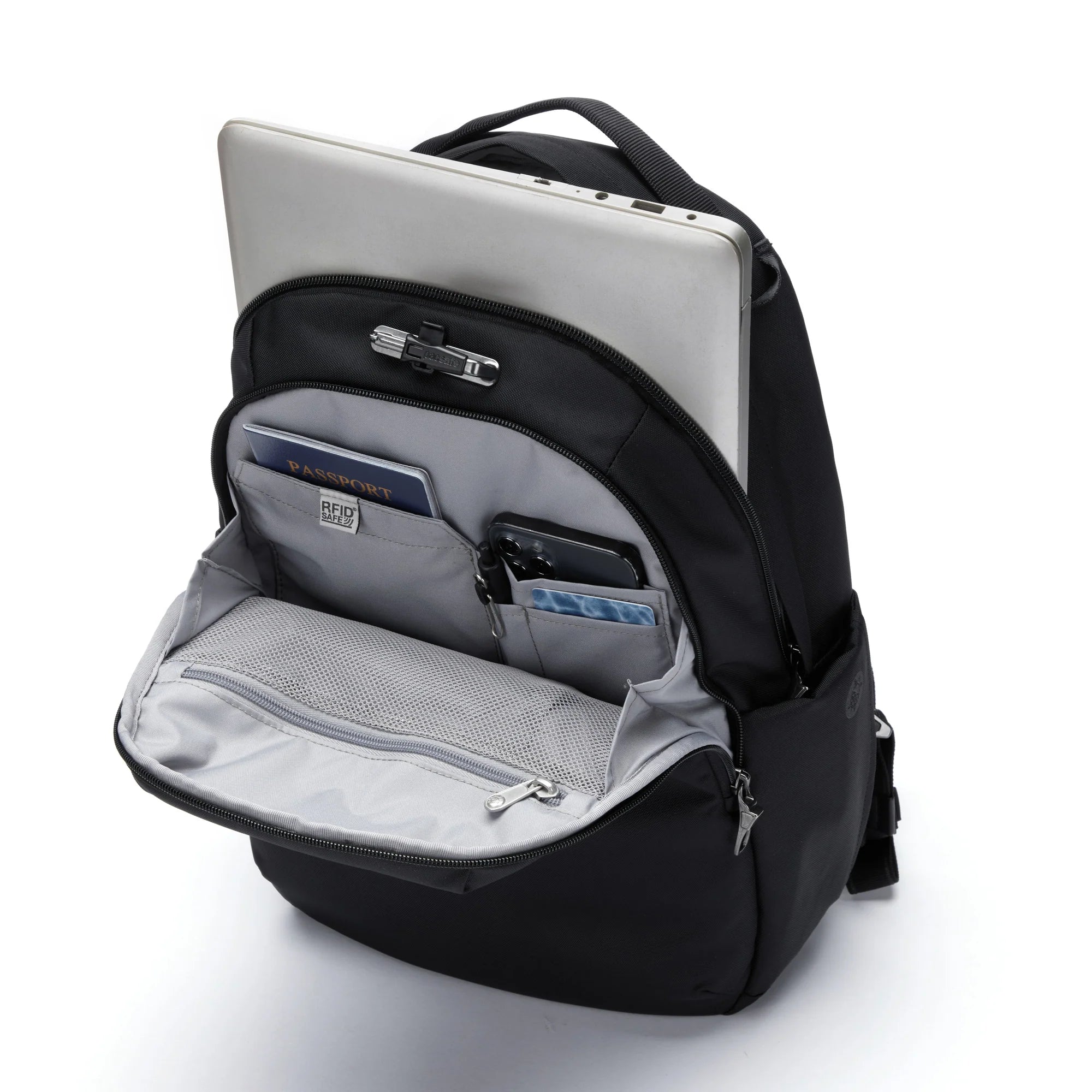 Pacsafe V 16L All-around Backpack Jet Black
