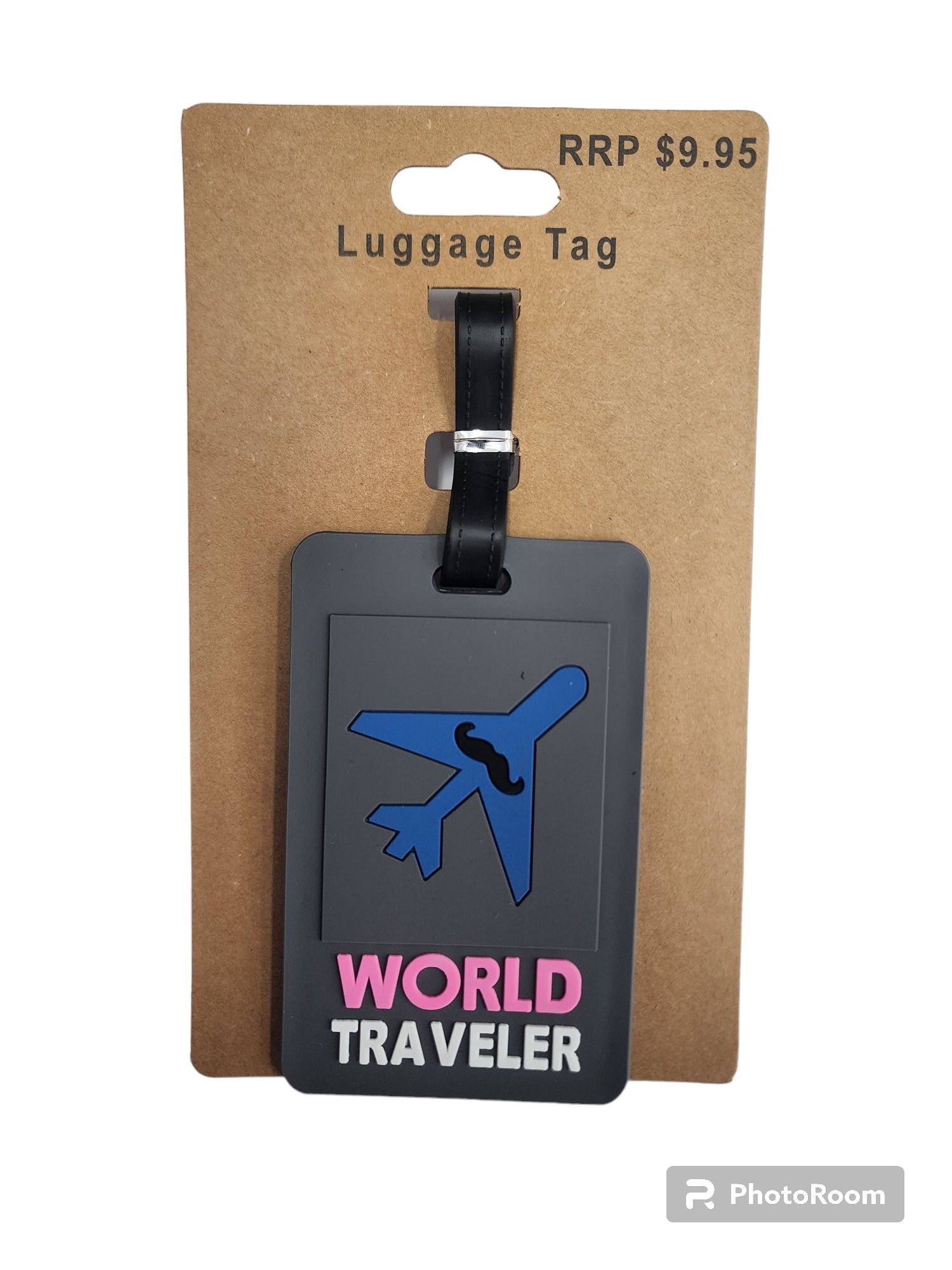 Comfort Travel - World Traveller Bag Tag - Grey-1