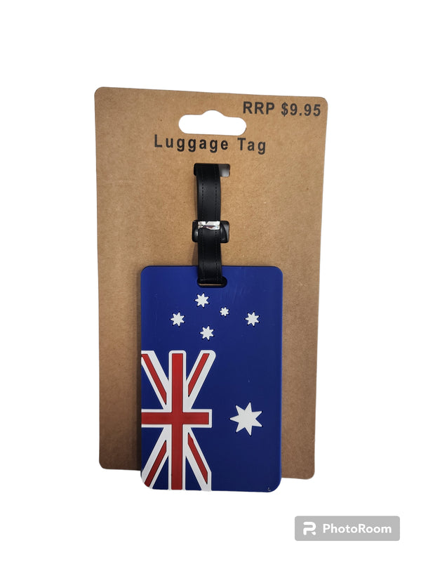 Comfort Travel - Australian Flag Luggage Tag - Blue