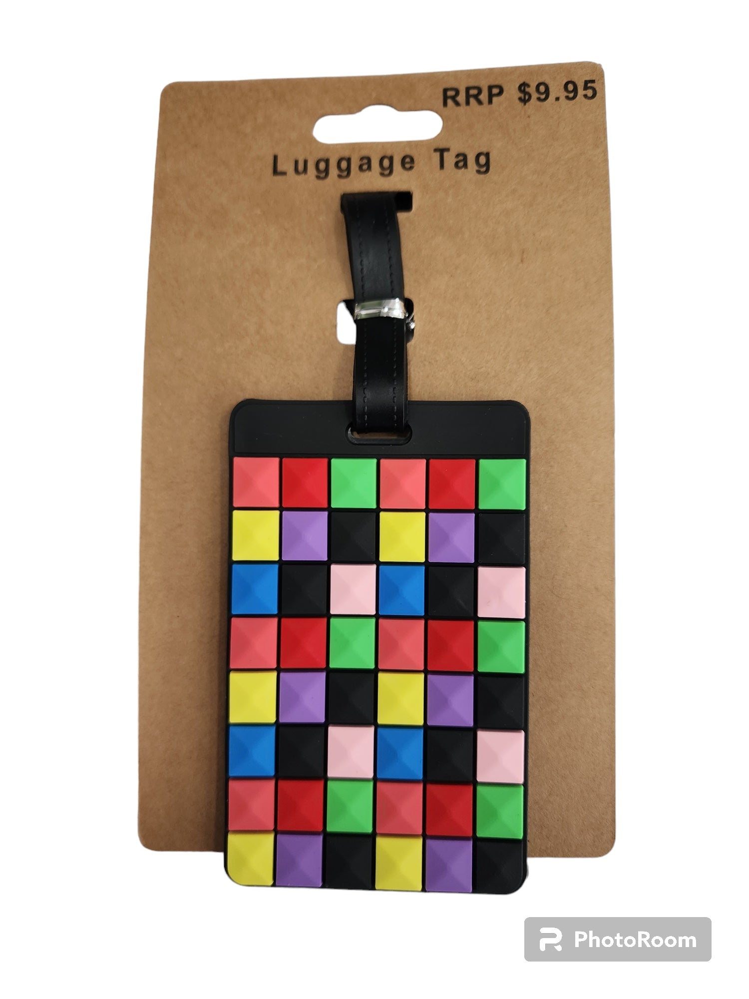 Comfort Travel - Coloured Square Bag Tag - Multi
