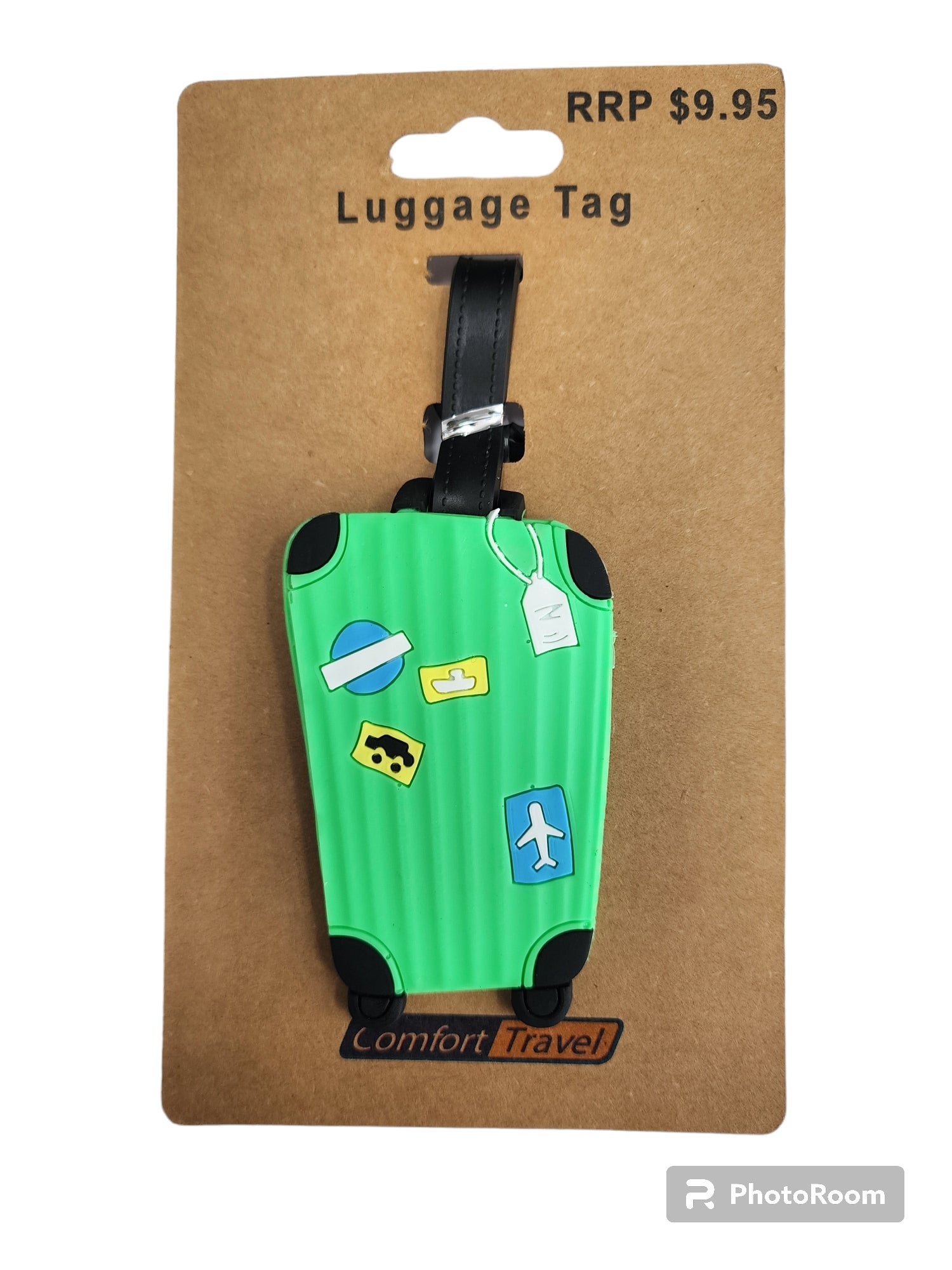 Comfort Travel - Suitcase Bag Tag - Green