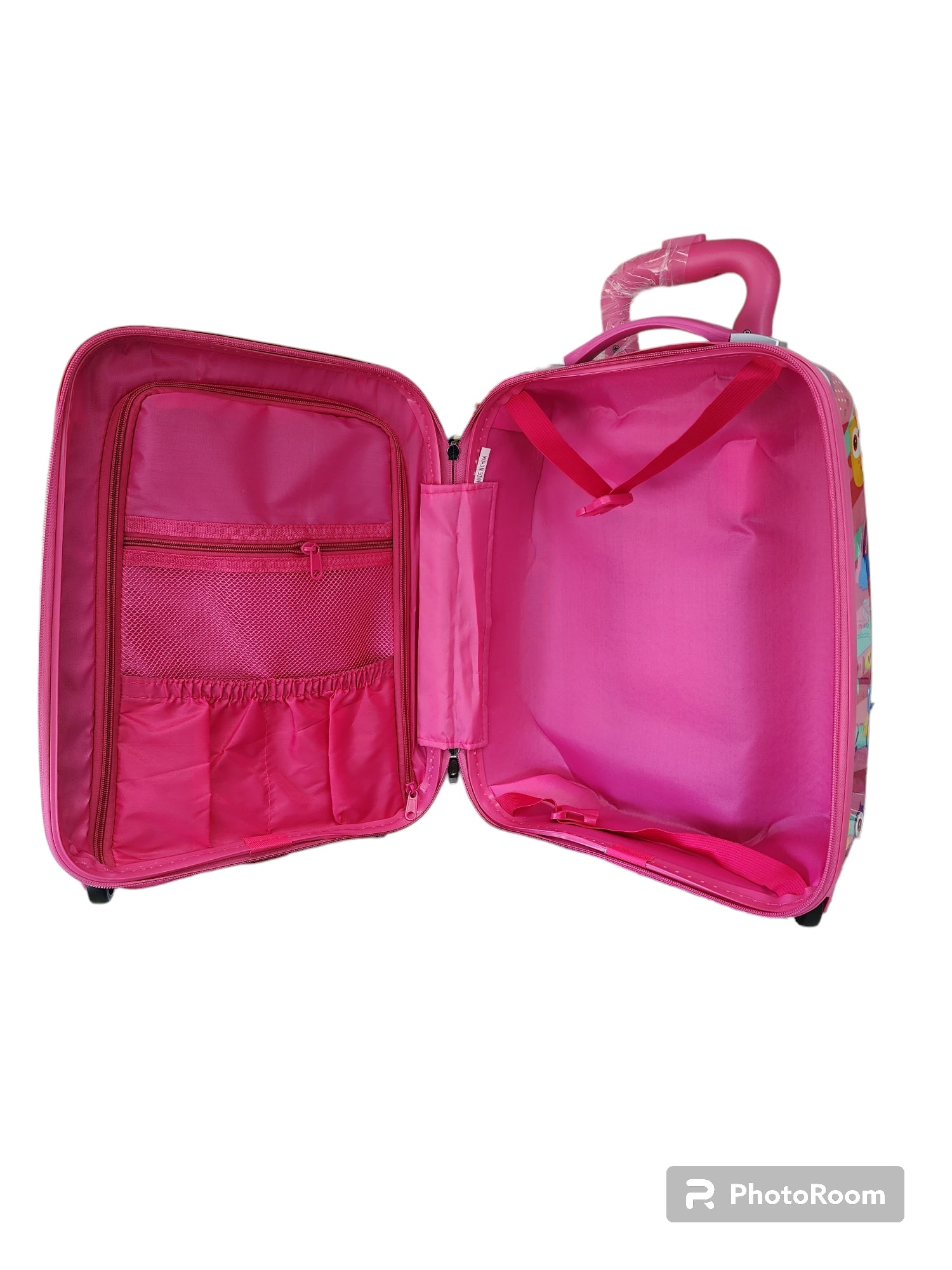 Kidz Bagz - 48cm Owl spinner suitcase - Pink-3