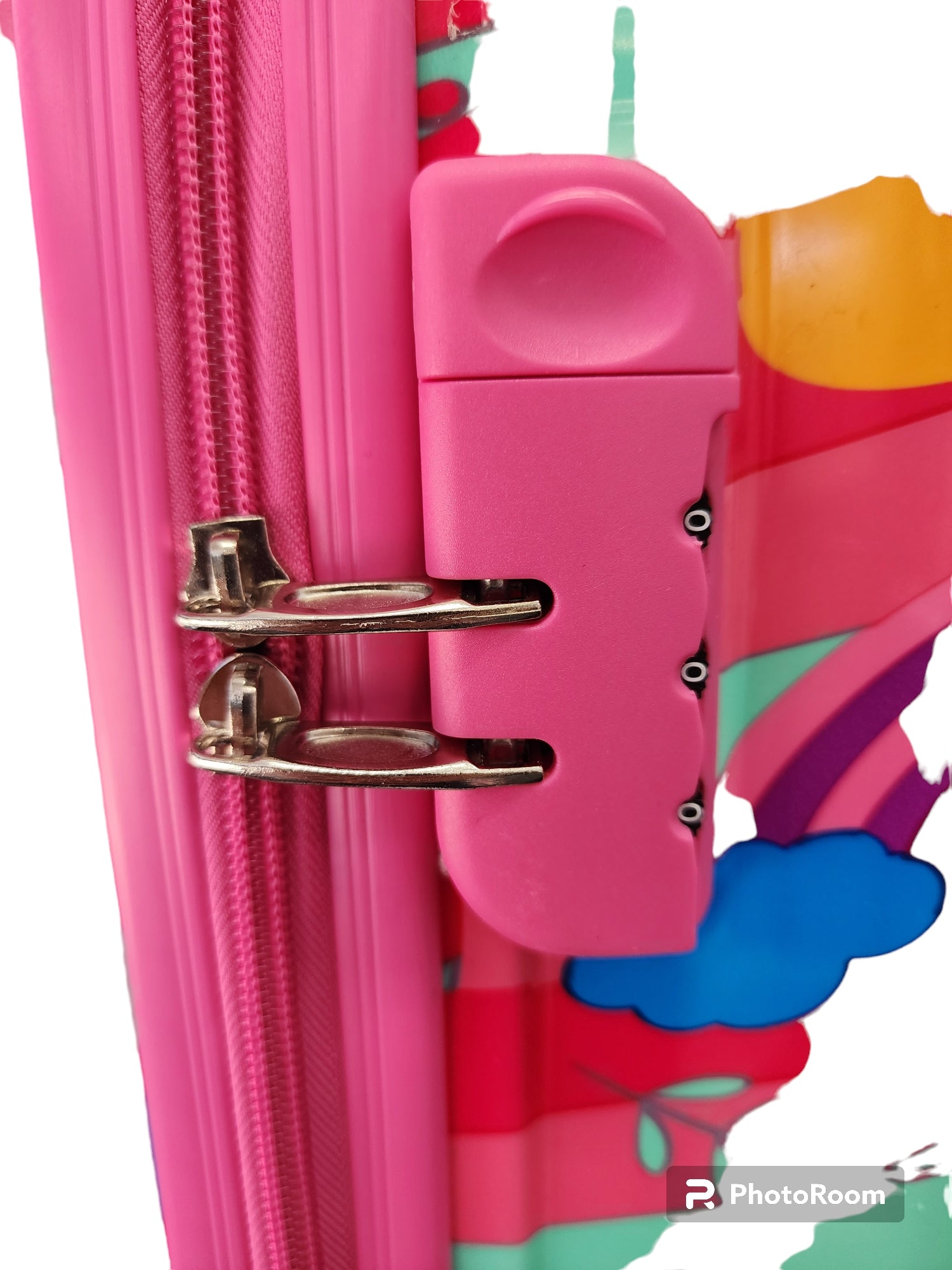 Kidz Bagz -55cm Owl print spinner suitcase - Pink-6