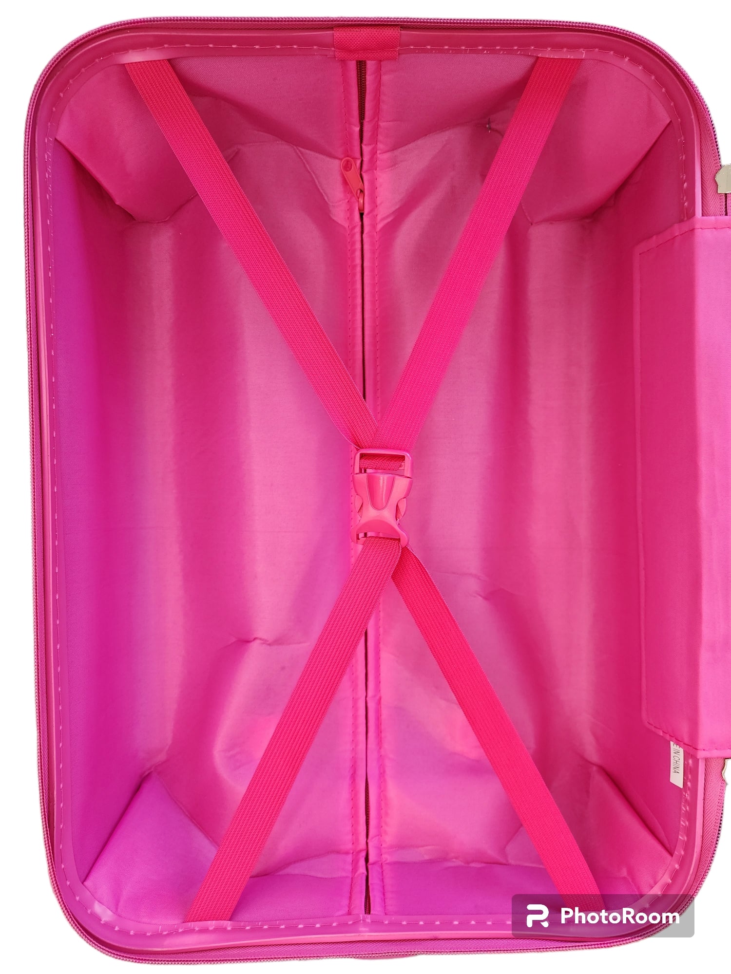 Kidz Bagz -55cm Owl print spinner suitcase - Pink-4