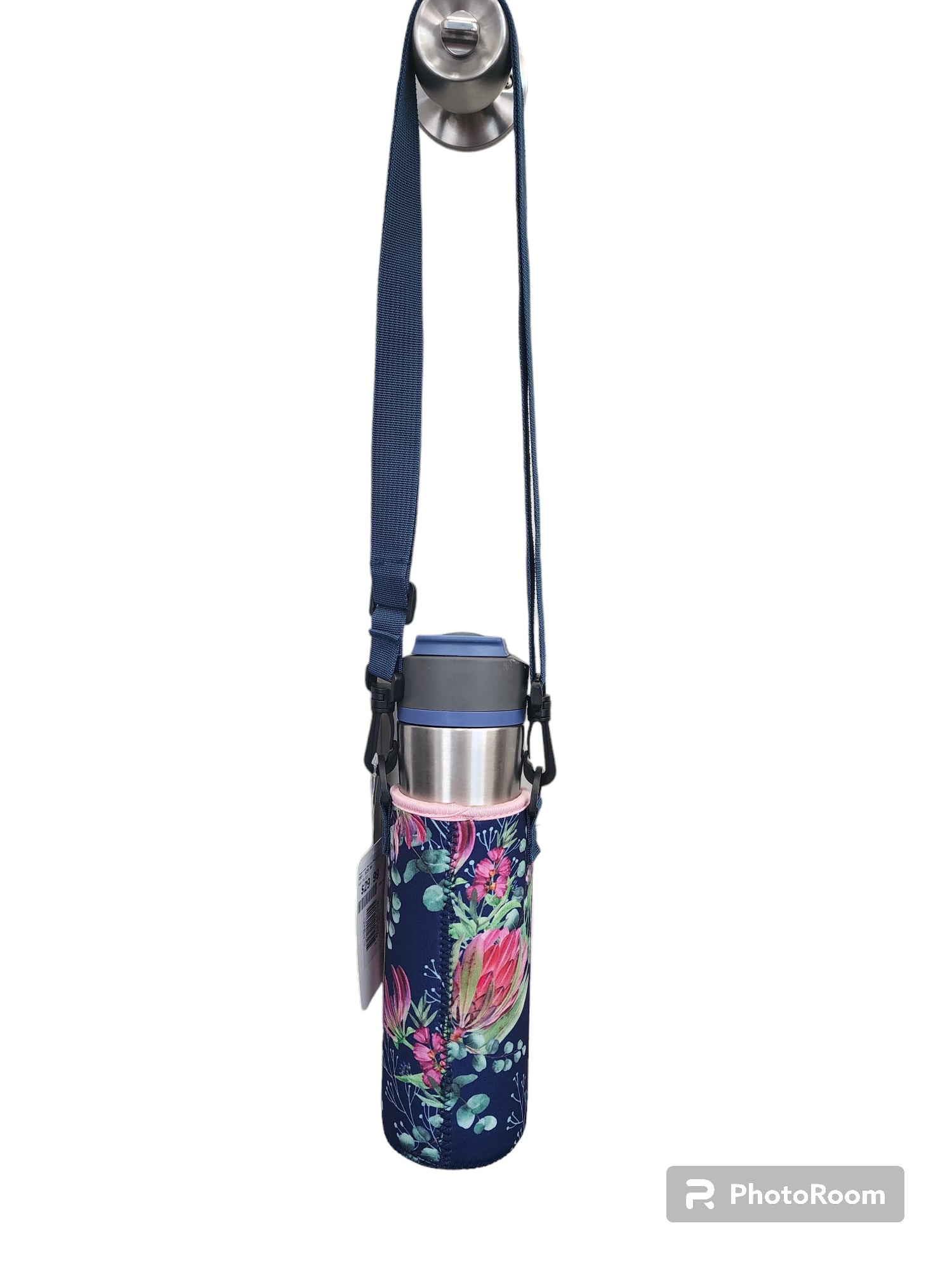 Neoprene Bottle/Phone Carrier - Blush Beauty (S/O)-2