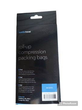 Comfort Travel - 17010 Roll Up Compression Packing Bags - Pack of 5 - 0